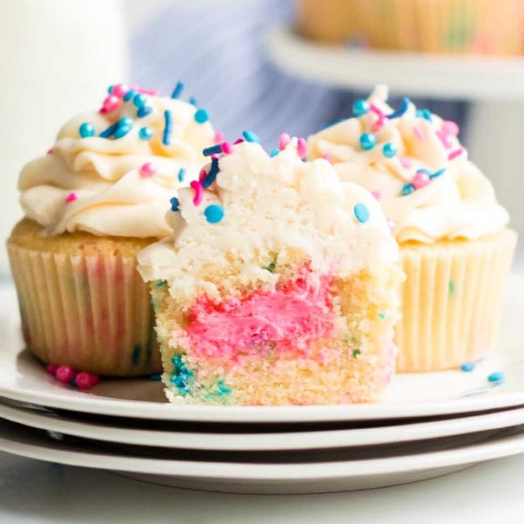 Gender Reveal Cupcakes
